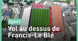 Stade Brestois : la visite de Francis-Le Blé filmé en drone