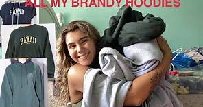 BRANDY MELVILLE HOODIE COLLECTION