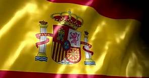Bandera de España Ondeando