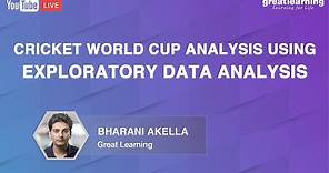 Cricket World Cup Analysis Using Exploratory Data Analysis | Python Data Analysis | Great Learning