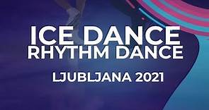 Vasilisa KAGANOVSKAIA / Valeriy ANGELOPOL RUS | Ice Dance Rhythm Dance | Ljubljana Week 5 #JGPFigure