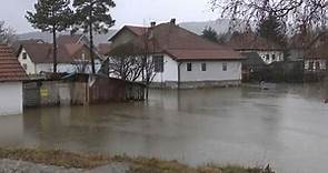 Video. Heavy rains flood Sjenica in southern Serbia