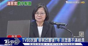TVBS民調 蔡英文執政最後1年 民眾最不滿經濟｜TVBS新聞 @TVBSNEWS01
