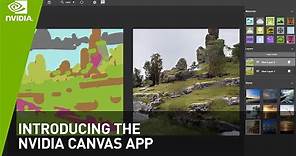 Introducing the NVIDIA Canvas App - Paint With AI | NVIDIA Studio