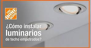 Cómo instalar iluminación empotrada | Iluminación | The Home Depot Mx