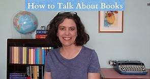 How to TALK ABOUT BOOKS - Better Book Clubs