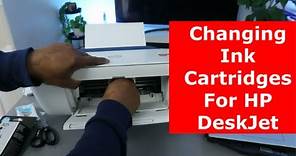 Changing Ink Cartridges For HP DeskJet