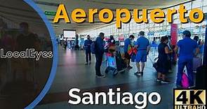 Aeropuerto Arturo Merino Benítez (SCL) Terminal 1 - Santiago - Chile Marzo 2022 [4K 60fps]