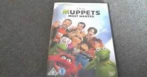 Muppets most wanted DVD unboxing