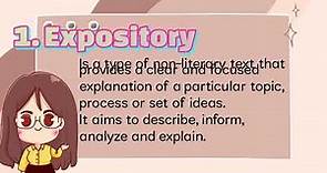 Non Literary Text - Examples and definition