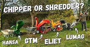 Chipper or Shredder? Watch this First! Hansa vs GTM vs Eliet vs Lumag #woodchipper #gardenshredder