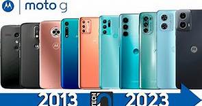 Evolution of Motorola Moto G series 2013-2023