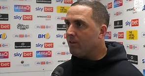 Huddersfield manager Mark Fotheringham accent