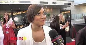 Cynthia Kaye McWilliams Interview at KEVIN HART "Let Me Explain" Movie Premiere Red Carpet