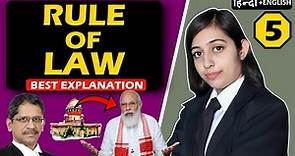 Rule of Law In India | Rule of Law Explained in Hindi [Full Lecture] | Adminstrative Law | UPSC