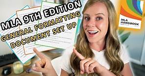 How to format your essays using MLA 9th edition