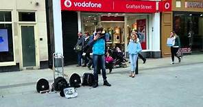 Time To Say Goodbye - A brilliant busker in Dublin