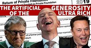 The Truth Behind Our Billionaire's Generosity "Charitable Donations"
