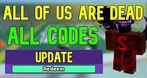 ALL All of Us Are Dead CODES | Roblox All of Us Are Dead Codes (July 2023)