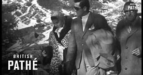 Tyrone Power And Linda Christian On Honeymoon (1949)