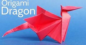 Easy Origami Dragon Tutorial - Step by Step Instructions to Make an Easy but Cool Origami Dragon!