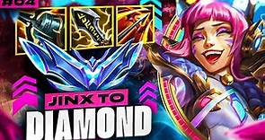 Jinx Unranked to Diamond #4 - Jinx ADC Gameplay Guide Season 14 | Best Jinx Build & Runes