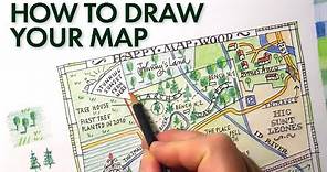 How to draw your own map of your woodland