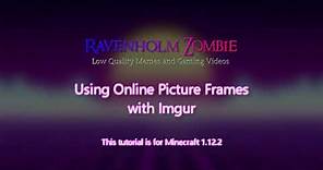 How to use Online Picture Frames with Imgur - Minecraft 1.12.2 Tutorial