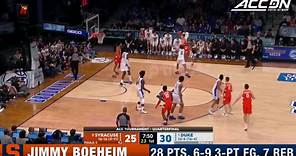 Jimmy Boeheim Highlights vs Duke