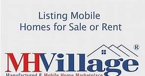 Listing Homes on MHVillage