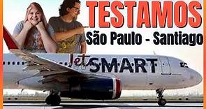 COMO É VIAJAR PELA JETMART, O VÔO MAIS BARATO de São Paulo (GRU) até Santiago