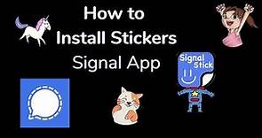 How to Add More Stickers To Signal App [Using SignalStick]