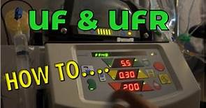 How To Input Setting On The NxStage System One| UF And UFR Full Tutorial For Home Dialysis Patients