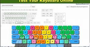 Online Keyboard Tester | Check All Keyboard Buttons Working Properly or Not