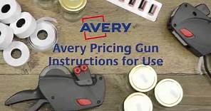 Avery Pricing Gun Instructions