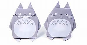 Origami Totoro Tutorial & Free Printable Paper - DIY - Paper Kawaii