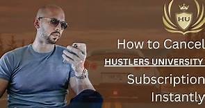 How to Cancel Hustlers University Instantly [Updated 3 Steps]