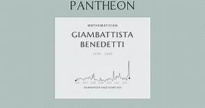 Giambattista Benedetti Biography - Italian mathemitician (1530–1590)