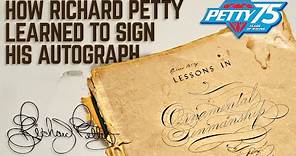 How Richard Petty learned to sign his autograph | Petty Museum - E1