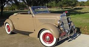 1935 Ford Model 48 Deluxe Rumbleseat Cabriolet Texas dream car