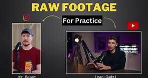 Raw Video for Editing Practice with Download Link | Raw Footage for Editing Practice | Video Editing