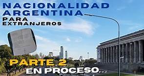 Así va mi trámite de NACIONALIDAD ARGENTINA, seguimiento ONLINE (2021)