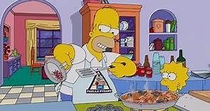 Homero prepara paella Los simpson capitulos completos en español latino