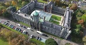 National University of Ireland Galway Aerial Footage 4K Video (2160p)