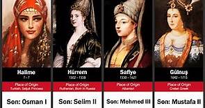 Timeline of Mothers of the Ottoman Sultans