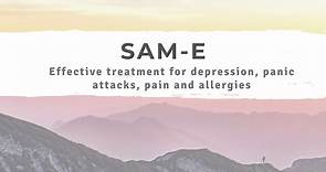 What Is SAM-E (aka SAMe)? - Dr. Nicole Cain, ND, MA