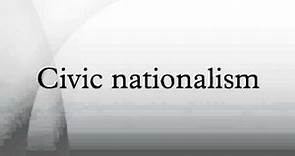 Civic nationalism