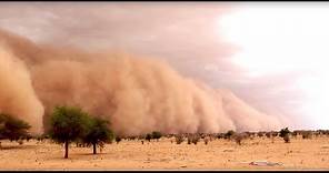 Proteger a las personas de las tormentas de polvo y arena