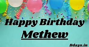 Happy Birthday Mathew - Happy birthday wishes for Mathew | Best birthday messages for Mathew