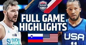 SLOVENIA vs USA SHOWCASE | FULL GAME HIGHLIGHTS | August 12, 2023